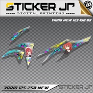 Stiker Striping Vario Variasi Anime Motor Honda VARIO NEW 125 & 150 Bahan TRANSPARAN JP 09