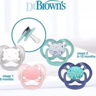 Dr BROWNS Advantage Pacifier 0-6 And 6-18 month Pacifier dr. Brown dr. Brown's