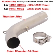 Slip On For VOGE 900DS 900X 900 DS X 2024 2025 Motorcycle Exhaust Escape Modified Muffler Titanium A