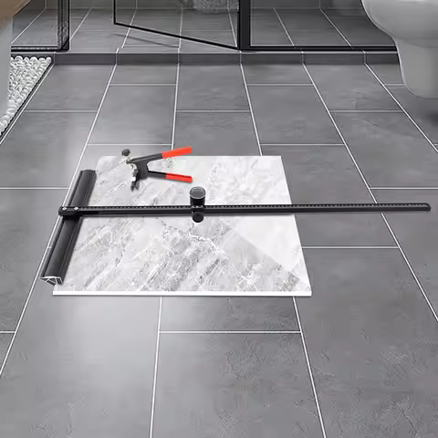 T-Shaped Manual Tile Cutter Hand Tool Ceramic Floor Cutter with One Dividing Plier and Two Cutting B