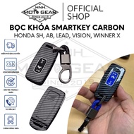 Smartkey Key Cover SH 350i, SH, SH Mode, Vision 24, Winner X Type 2 Carbon Buttons