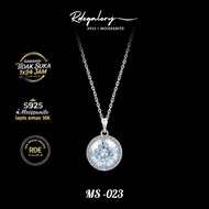 MS-023/Moisnite necklace S925 high quality/ 2 carat moissanite necklace S925