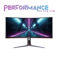 AOC CU34G2X 34" Curved Frameless Immersive Gaming Monitor, UltraWide QHD 3440x1440, VA Panel, 1ms 144Hz Adaptive-Sync, Height Adjustable, 3-Yr Zero Dead Pixels (3 YEARS WARRANTY BY CORBELL TECHNOLOGY PTE LTD)