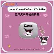 for Honor Choice EarBuds X7e Active Case Cartoon Pikachu Cute Sanrio Transparent soft case Suitable 