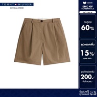 Tommy Hilfiger กางเกงขาสั้น ผู้หญิง รุ่น WW0WW44764 GW9 - สีน้ำตาล