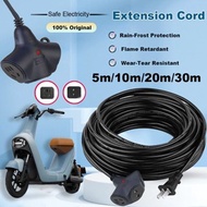 Extension Wire Heavy Duty Extension Wire 5/10/20/30M Long Extension Cord Socket
