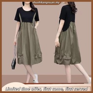 Large size dress    大码300斤  胖mm休闲连衣裙   Large size 300 pounds fat mm casual dress for women, reducing