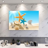 TV Dust Cover 55 Inches Cover Cloth 43-Inch 55-Inch 65-Inch 75-Inch Light Luxury Nordic Wall-Mounted