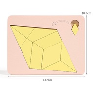 Intellectual toys_Brain challenges_Tangram 4 -Tangram Puzzle_Brain hack & Brain twist_IQ Toys_Puzzle
