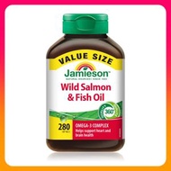 Jamieson - 奧米加‐3 野生三文魚魚油 (1000 毫克) 280 粒 心腦血管健康 三高 補腦 關節 平行進口 (效期:09/2026*)