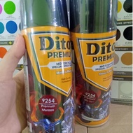 Pilok Pilox Cat Semprot DITON Premium Warna Solid - 9254 Premium Maroon / Merah Maroon (400cc/400ml)