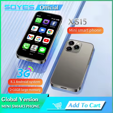 SOYES XS15 Mini Android8.1 Smart Phone 3.0 Inches 2GB RAM 16GB ROM Dual SIM Standby Play Store 3G Li