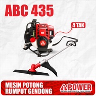PROMO- AIPOWER BRUSH CUTTER LL MESIN POTONG RUMPUT GENDONG 4 STROKE LL ABC435 AIPOWER - GARDEN STORE