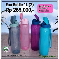 botol minum Tupperware Eco Bottle 1L botol air 1liter
