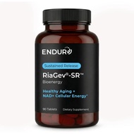 ENDUR-RIAGEV - Ribose + B3 - SR (Sustained Release) NAD+ 600 mg (90 ct) | Nicotinamide Riboside & Ri