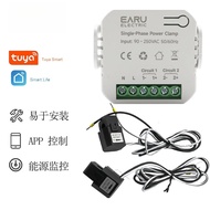 Two-Way WiFi Energy Meter 80-300A Ac110v 220V with Clamp Ct Pc311 Graffiti Smart WMNV 05450