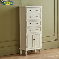 HY/JD Ecological Ikea American Retro Solid Wood Chest of Drawers Bedroom Multi-Layer Storage Cabinet Household Drawer St