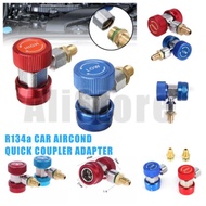 ALi R134a Car Adapter Aircond Penyaman Udara Kereta Aircond Quick Connector High Low Pressure Adapte