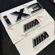 BMW I3 IX3 Car Logo Word Logo Rear Tail Logo IX3 Modified Black Logo M Fender Logo Side Logo