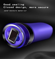 hot【DT】 Car ashtray with solar light and cover，Applicable to audi benz