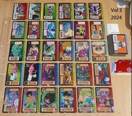 有彩盒 不連新閃 2024年版全新(盒出) Bandai DragonBall Carddass Super Remix Vol 3 龍珠 本彈 復刻 30張單面閃 & 50張白卡 咭 (不散賣)