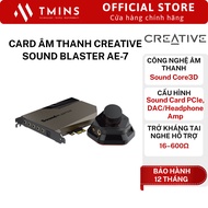 Creative Sound Blaster AE-7 Sound Card | Vivid Sound Quality With 127 dB DAC - Genuine