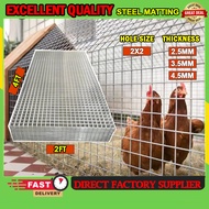2feetx4feet Steel Matting, Electro Matting used for making Dog Cage, Bird Cage, Fence Wire Mesh Scre