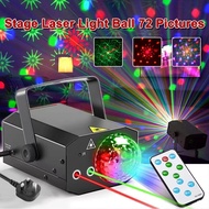 Laser Light Disco Light Led Disco Party Stage Light Sound Activated Projector Lamp With Remote Contr