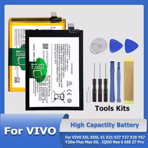B-73 B-X7 B-U6 BK-B-55 B-D2 B-76 BK-B-68 Battery For VIVO X5L X5SL V1 X21 V27 Y27 X20 Y67 Y20w Plus 