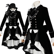 HOLOUN Black Butler Ciel Phantomhive Cosplay Costume Victorian Noble Formal Dress Full Set