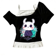 Hollow Knight Cropped T-Shirt - Gyaru Meme Y2K Cutecore