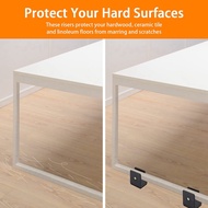 (PTJF) 4Pc Adjustable Bed Risers 4In Furniture Risers with Screw Clamp Couch Risers for Furniture Th