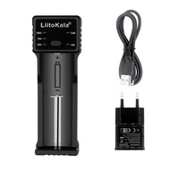 LiitoKala Lii-100C Charger Baterai Fast Charging 2A Li-Ion LiFePO4 NiMH/NI-Cd 18650 26650 21700 AA A