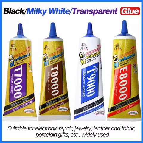 Mechanic Super Glue Adhesive B7000 T7000 E8000 15/ 50/110ml Diy Jewelry Crafts Glass LCD Touch Scree