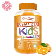 Omilay Vitamin C Gummies Multivitamins Vitamins Gummies for Kids Improve Immunity Natural Vegan Gumm