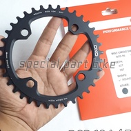 CHAINRING OVAL ALLOY OXO BCD 104 BCD 96 BULAT ROUND ALLOY / Chainring OXO 36T 38T 104BCD Round Narro