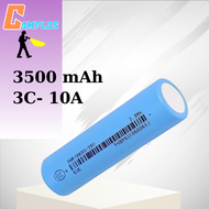 Pin 18650 3500mAh chuyên dụng cho đèn pin siêu sáng dung lượng cao Eve 35V 3c 10A có thể sạc lại