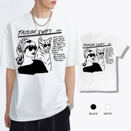 Taylor Swift and Cat 1989 Taylor's Version Comfort Shirt Shake It Off's Lyrics cotton tshirt Unisex