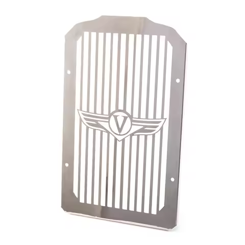 Motorcycle Steel Chrome Radiator Guard Protection Grille Cover Steel For Kawasaki VULCAN 900 VN900 C