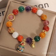 Animal Bracelet Pendant Baby Girl Bracelet String Strawberry Crystal Lucky Fortune Southern Red Bead