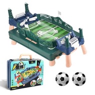 Others - 足球桌面遊戲、桌上足球、附攜帶收納盒的足球遊戲，親子雙人互動競技遊戲，適合家庭遊戲之夜（綠色）