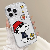 [ส่วนลด]เคสโทรศัพท์ใสลายการ์ตูน Snoopy สุดน่ารัก เคส ไอโฟน 11 For iPhone12 13 14 15 Pro MAX X XS XR XS 7 8 Plus SE2020