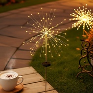 200LED Solar Fireworks Fairy String Lights for New Year Garden Decor