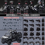 Toy Posture Delta Mobile Wooden Man Military Children Special Educational Assembly Force Set Police 