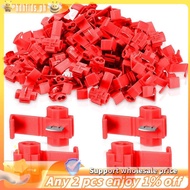 120 Pieces Solderless Splice Snap Electrical Wire Connector for Automobile Industrial Wire, 22-18 Ga