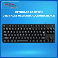 LOGITECH G413 TKL SE MECHANICAL GAMING BLACK MECHANICAL Keyboard (920-010448) - Genuine Product