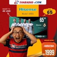 [TANRADIO PROMO] Hisense Smart TV 43" 50" 55" 58" 65" 4K UHD LED TV Built In Wifi Youtube Netflix  2