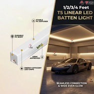 [SIRIM] LED T5 Tube Light Lamp Bulb Complete Set Celling Light Energy saving 1ft 2ft 3ft 4ft