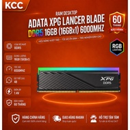 RAM ADATA XPG LANCER BLADE DDR5 16GB(16GBx1) 6000Mhz CL48 Black RGB (AX5U6000C4816G-SLABRBK) genuine