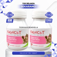 KALVICAT 150 tablet BY KALBE - Multivitamin a, D3, E B1, B2, B3, B6, B12, Omega 3 & 6 For Cats.